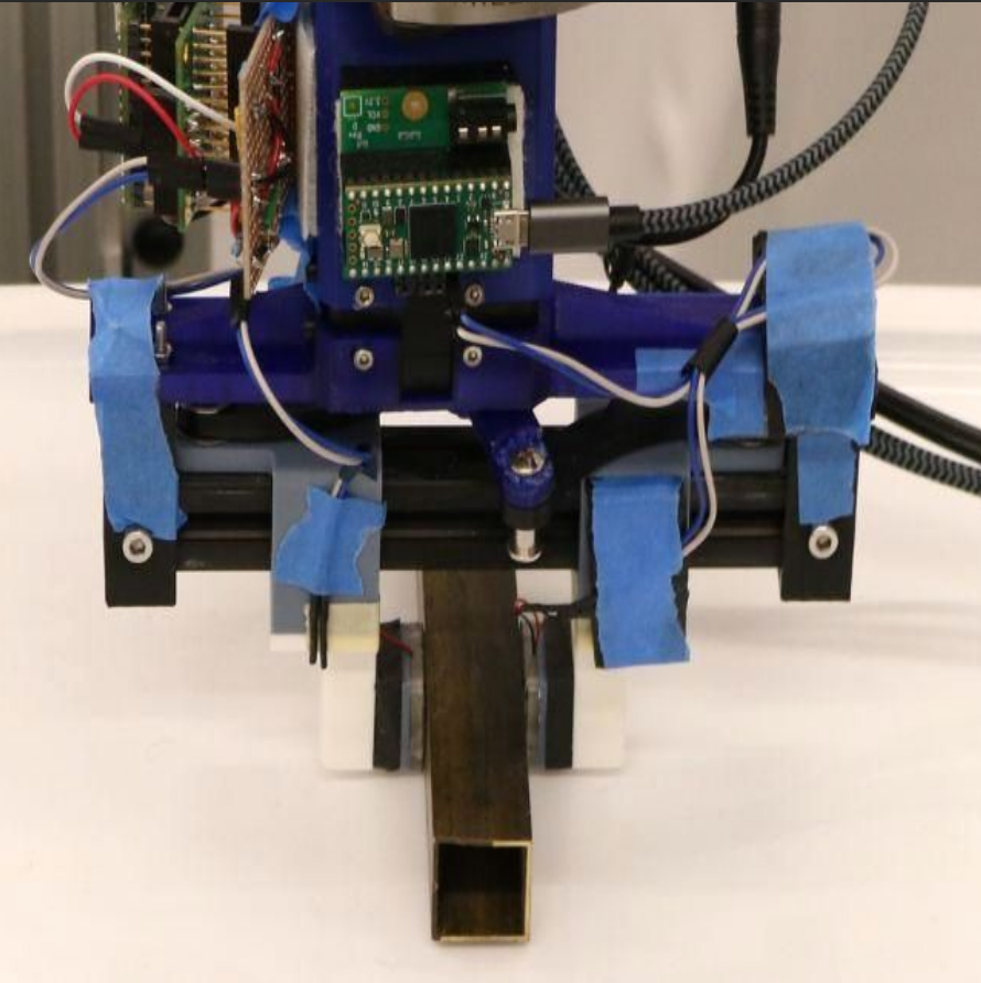 Plastic container surface